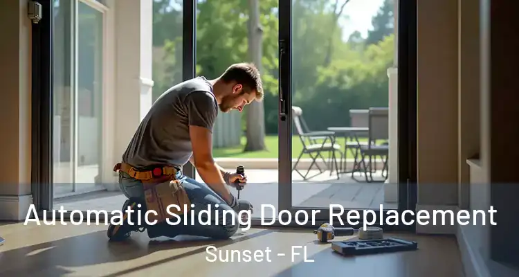 Automatic Sliding Door Replacement Sunset - FL