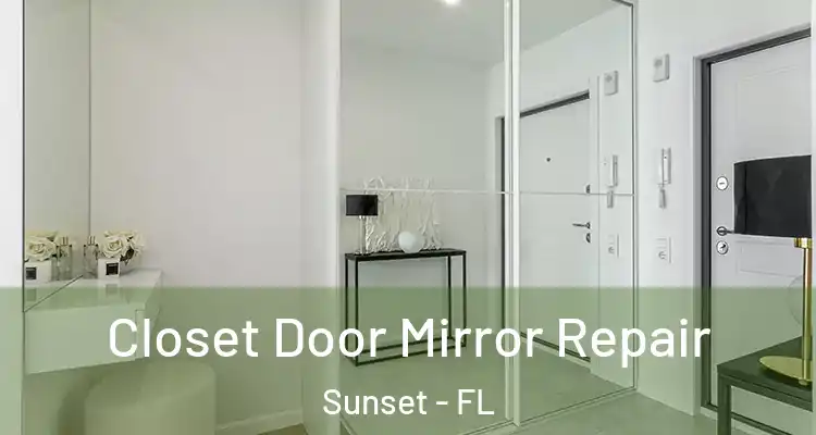 Closet Door Mirror Repair Sunset - FL