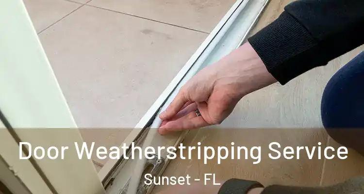  Door Weatherstripping Service Sunset - FL