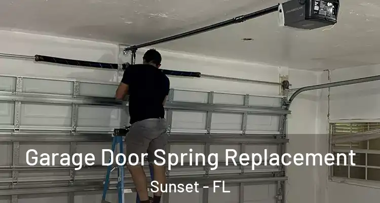 Garage Door Spring Replacement Sunset - FL