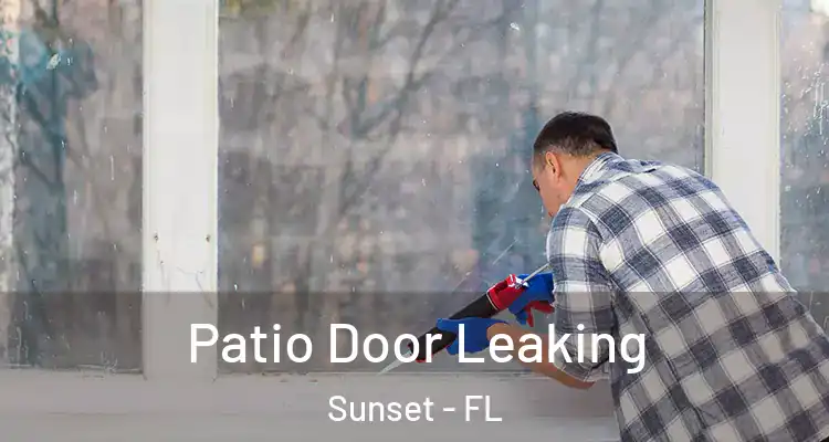  Patio Door Leaking Sunset - FL